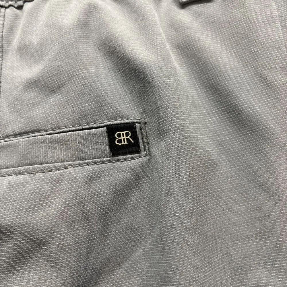 Banana Republic Shorts Mens Size 38 Gray Linen Chinos Casual